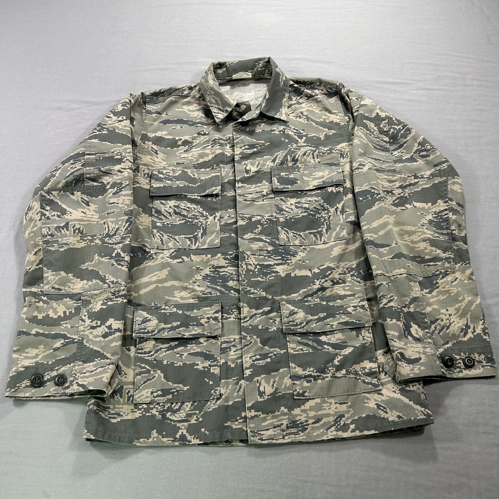 US Air Firce‎ USAF Digital Camo Coat Mens 36 Small BDU Field Jacket Utility